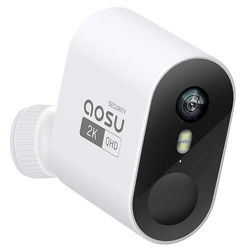 Outdoor Wireless Security Cameras 4-Cam-Kit 2K Color Night Vision X40641