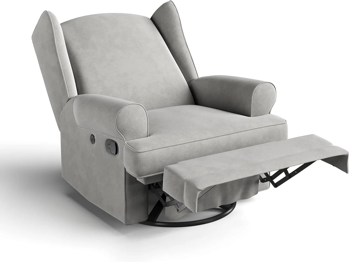 Wingback Nursery Glider with USB K556839