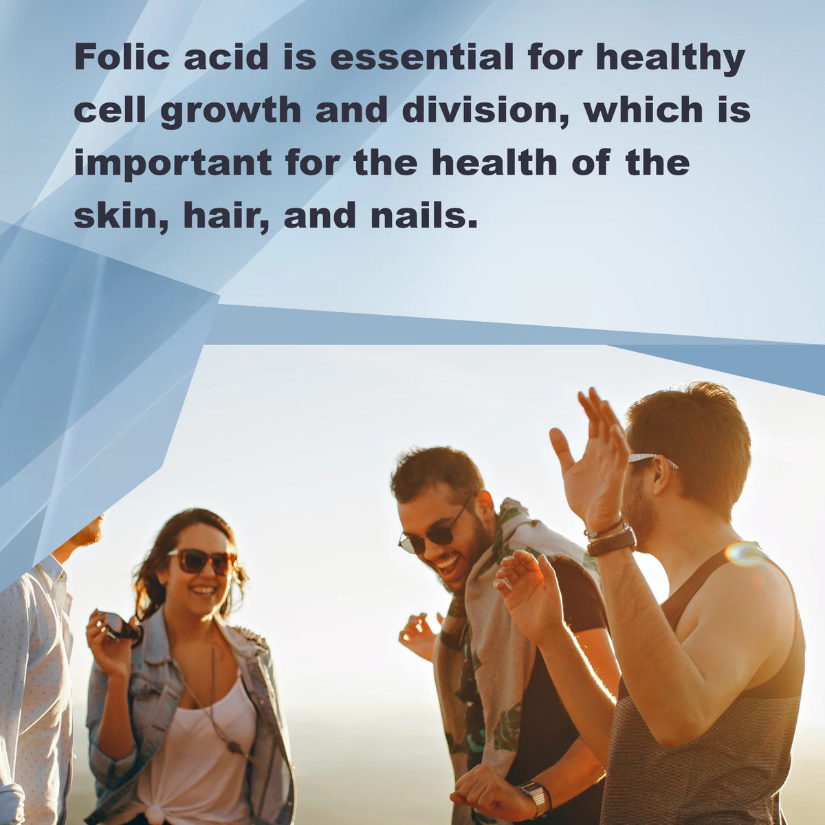 Folic Acid 5 mg 100 Capsules Gluten Free Non-GMO S58290