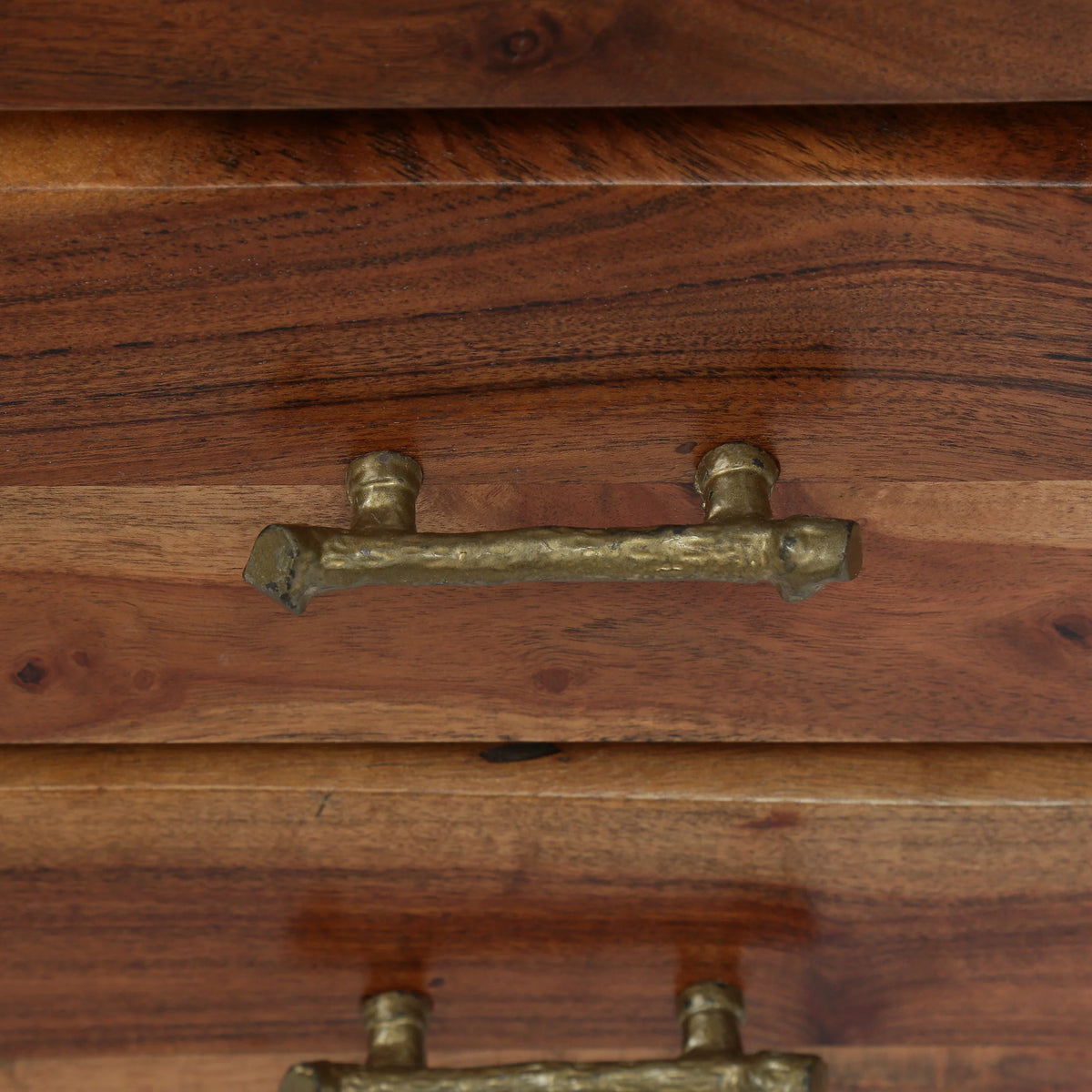 Acacia Wood 3 Drawer Nightstand Z19828