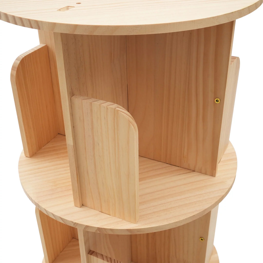 4-Tiers Rotating Bookshelf N57563