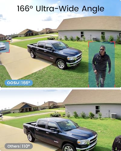 Outdoor Wireless Security Cameras 4-Cam-Kit 2K Color Night Vision X40641