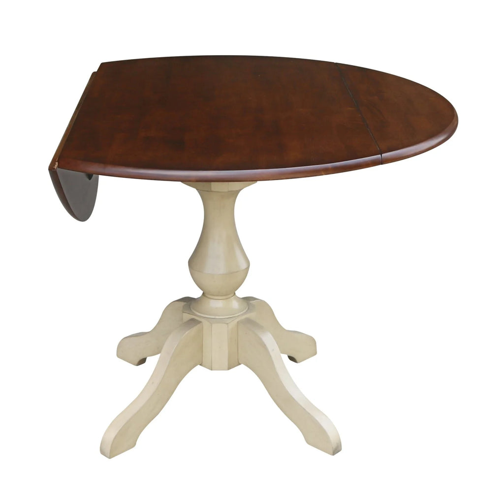 Drop Leaf Dining Table in White S752