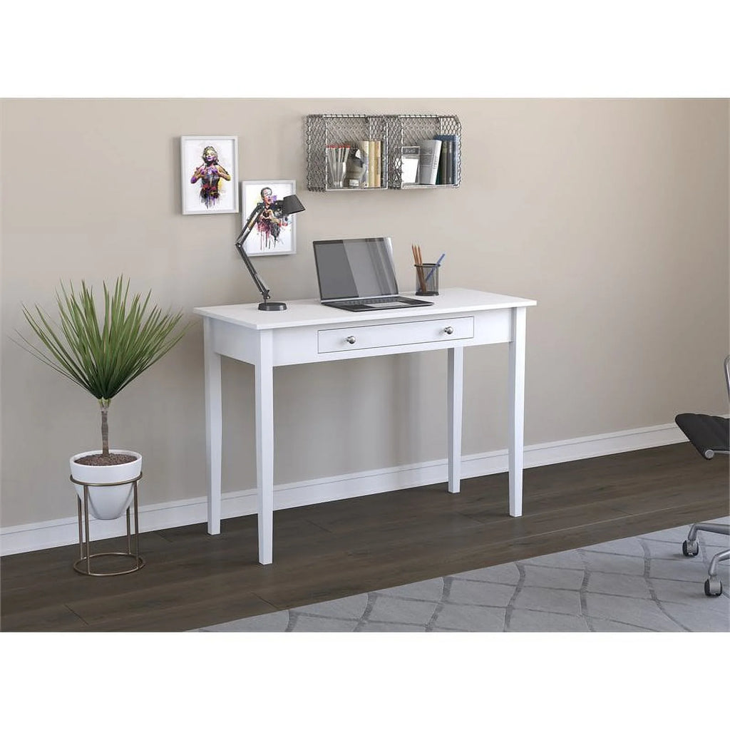 White Computer Desk with 1-Drawer B520409