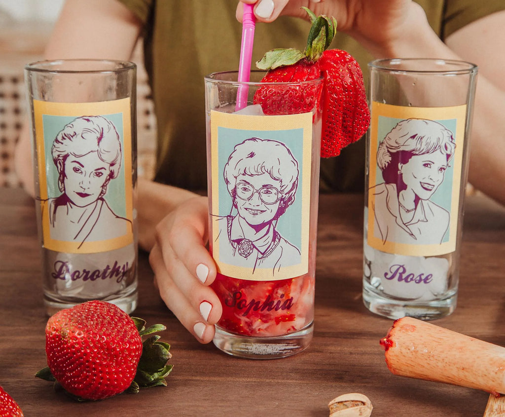 4 Piece 10-Ounce Glass Tumbler Set O778