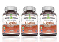 L-Lysine 1000mg Amino Acid 180 Vegetarian Tablets Pack of 3 I36916