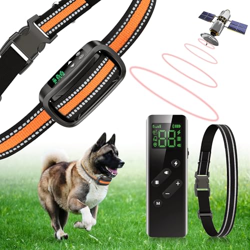 2 in 1 GPS Wireless Dog Fence and Training Collar N43387