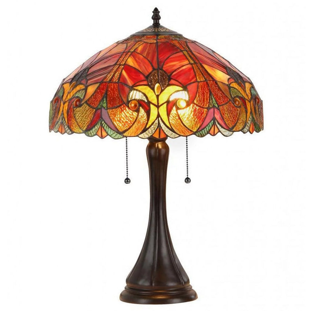 Tiffany Style 2-light Table Lamp J820