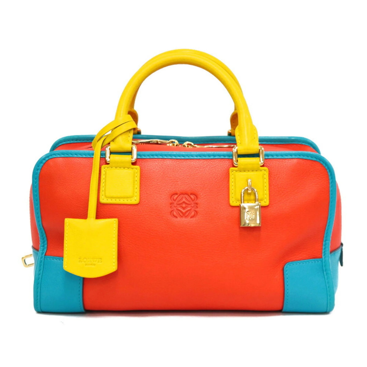 Pre-Owned Multicolor Leather Handbag O9517