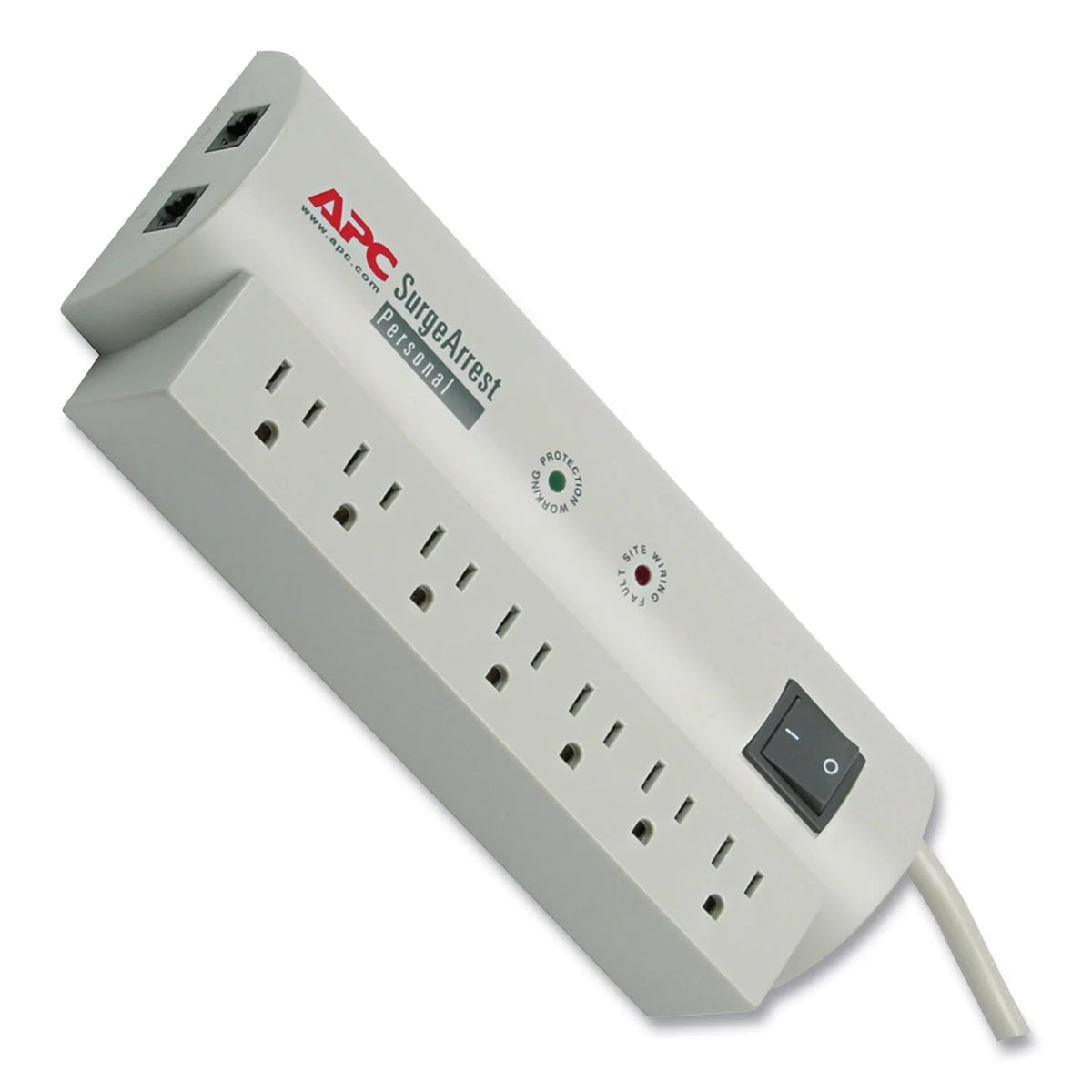 7 Outlets 6 ft Cord 240 Joules Surge Protector I4042