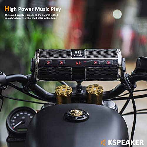 Motorcycle Bluetooth Waterproof Speakers Built-in Amplifier 3 Inch W16201