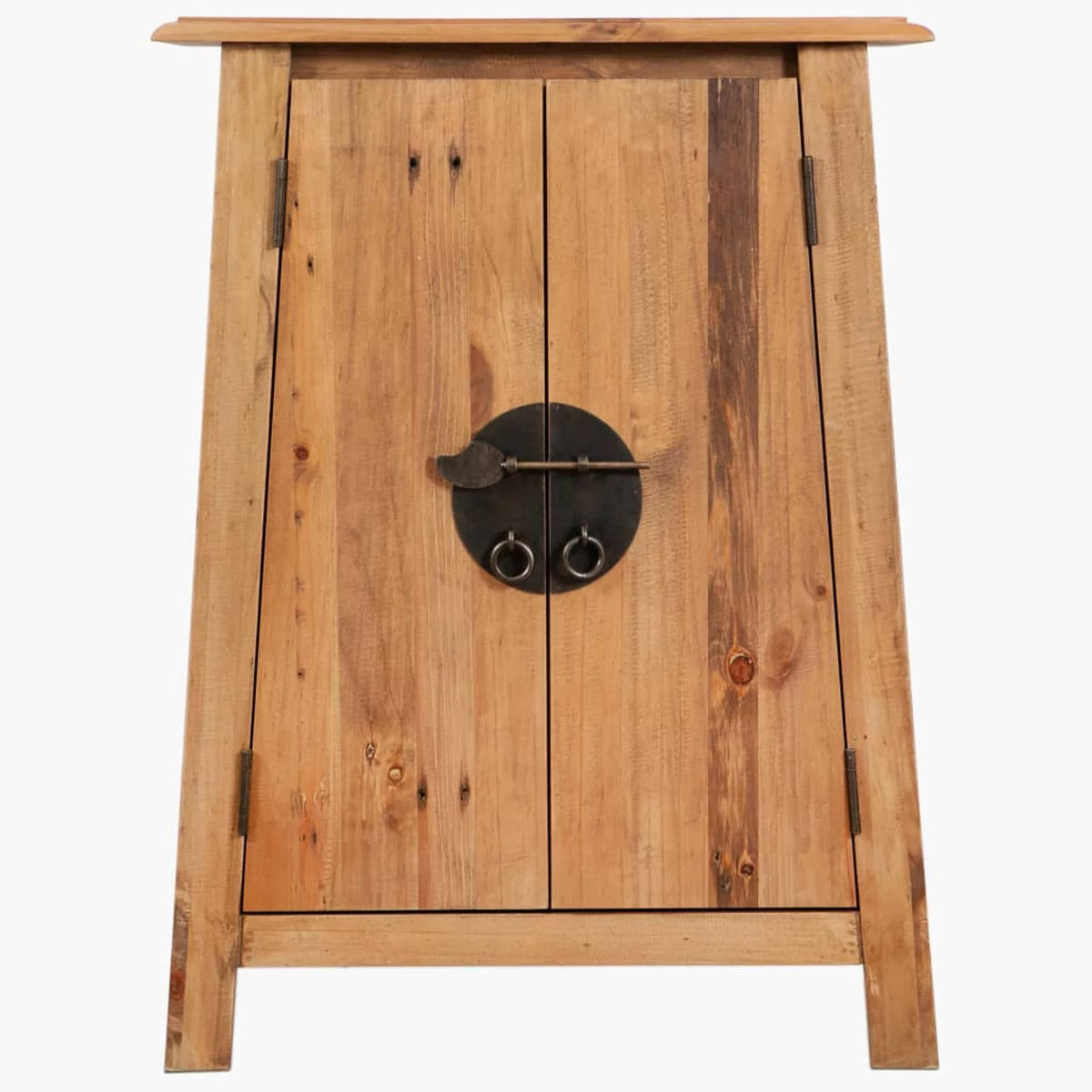 Recycled Pinewood Bathroom Storage Cabinet with Shelf B1501