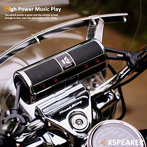 Motorcycle Bluetooth Waterproof Speakers Built-in Amplifier 3 Inch W16201