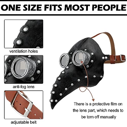 8 Pcs Plague Doctor Mask Costumes Set K642