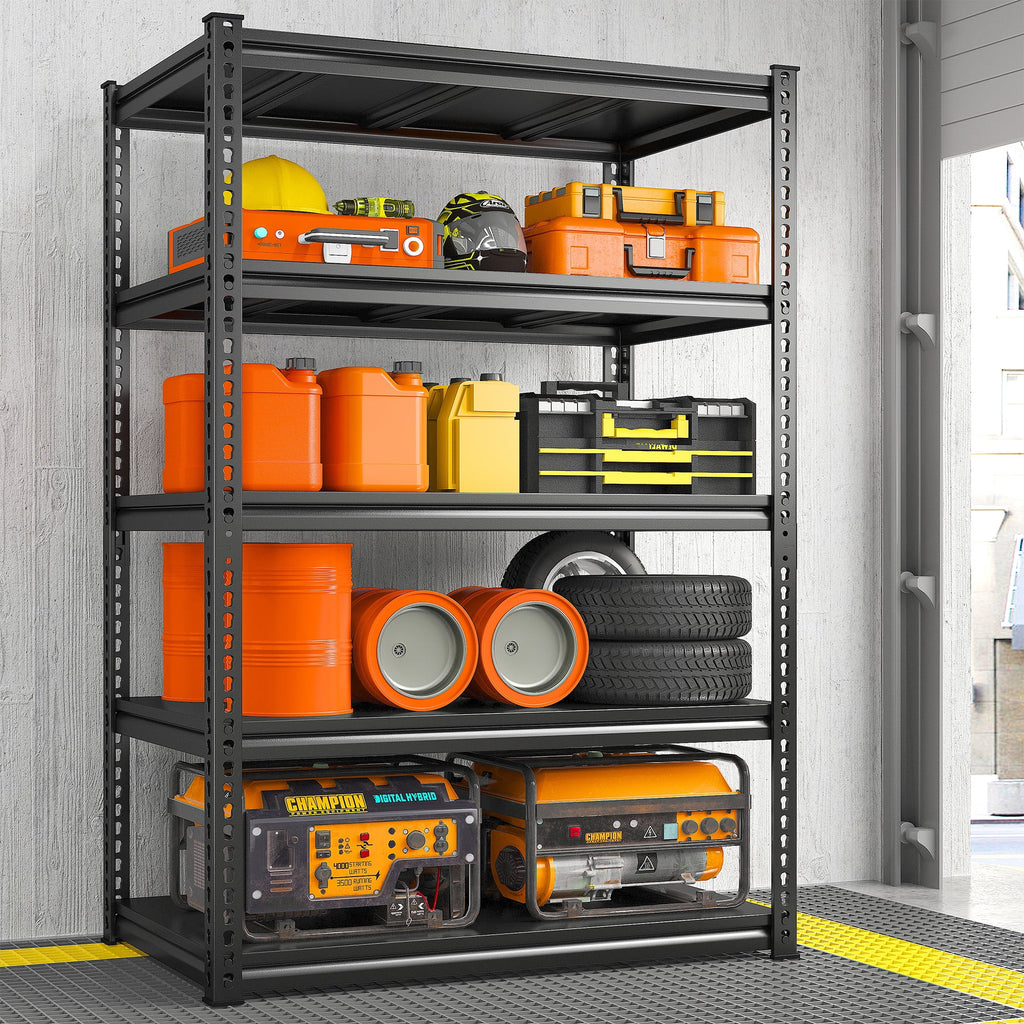 Heavy Duty 5 Tier Adjustable Metal Storage Shelves N363601