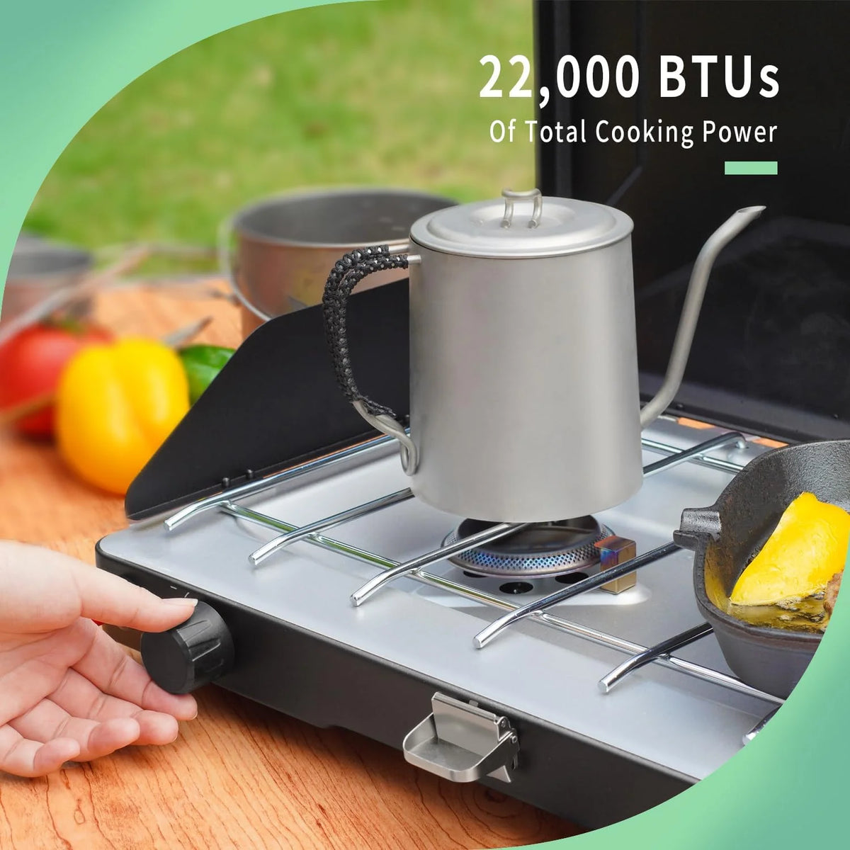 2-Burner Propane Camping Stove V230