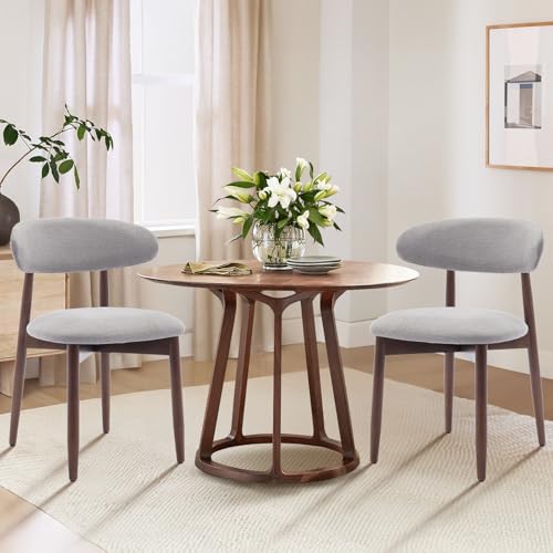 Green Fabric Upholstered Dining Chairs Set of 4 D205