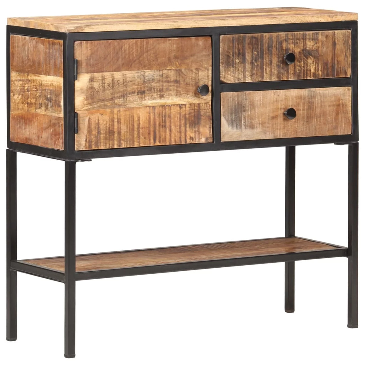 Rough Mango Wood Sideboard H538
