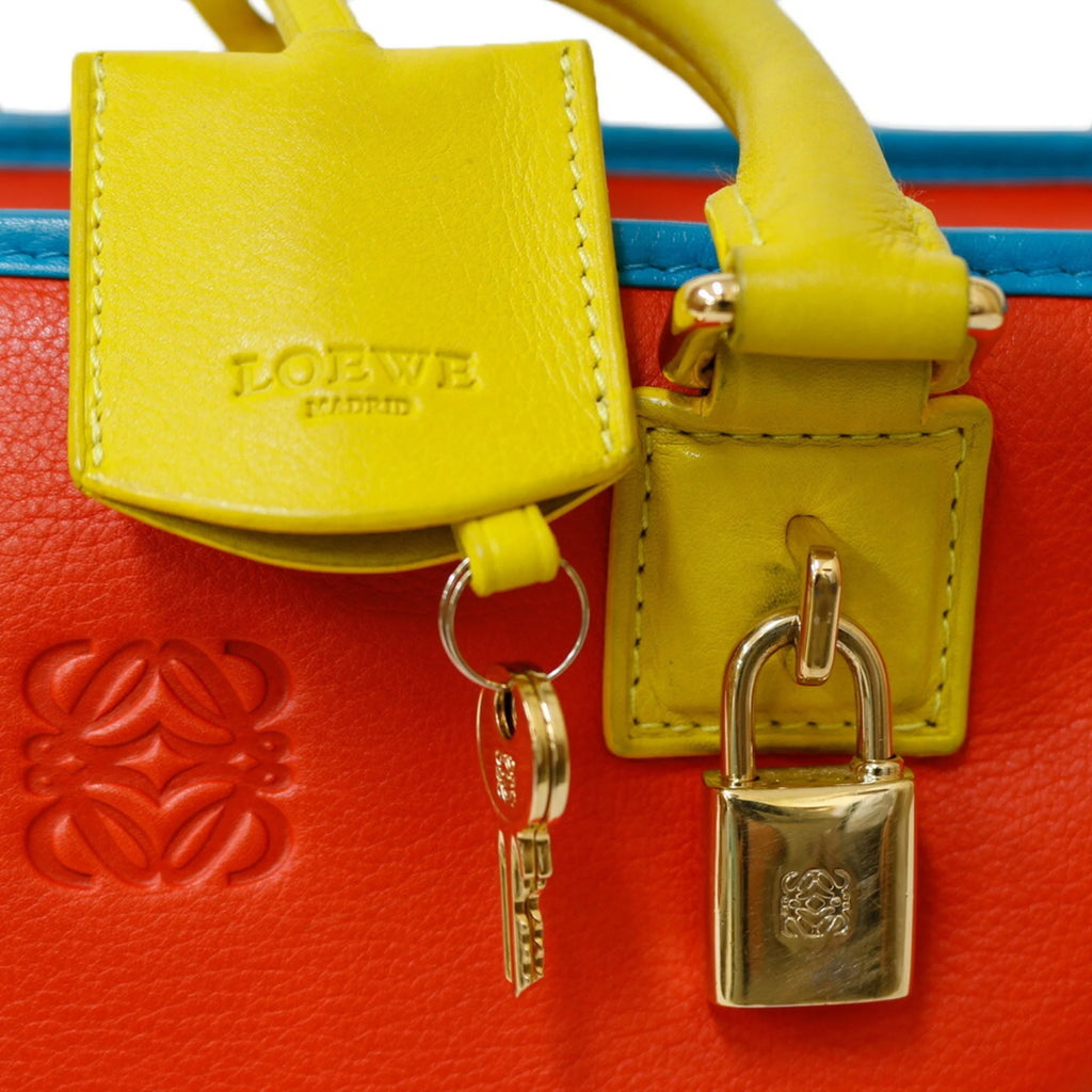 Pre-Owned Multicolor Leather Handbag O9517