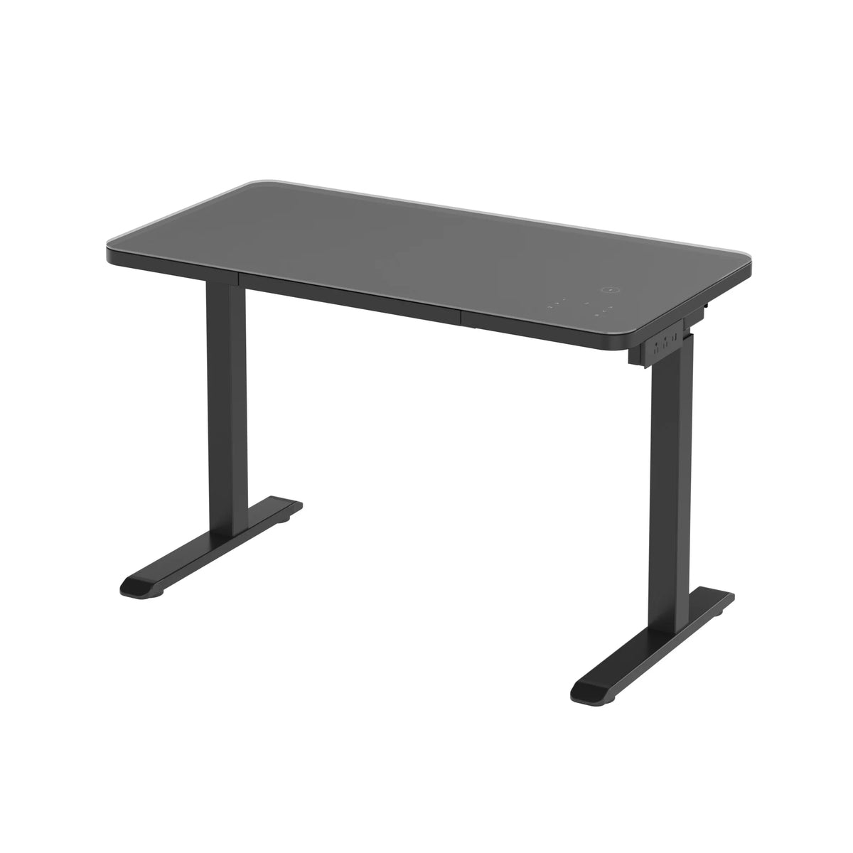 Black Glass Standing Desk E317270