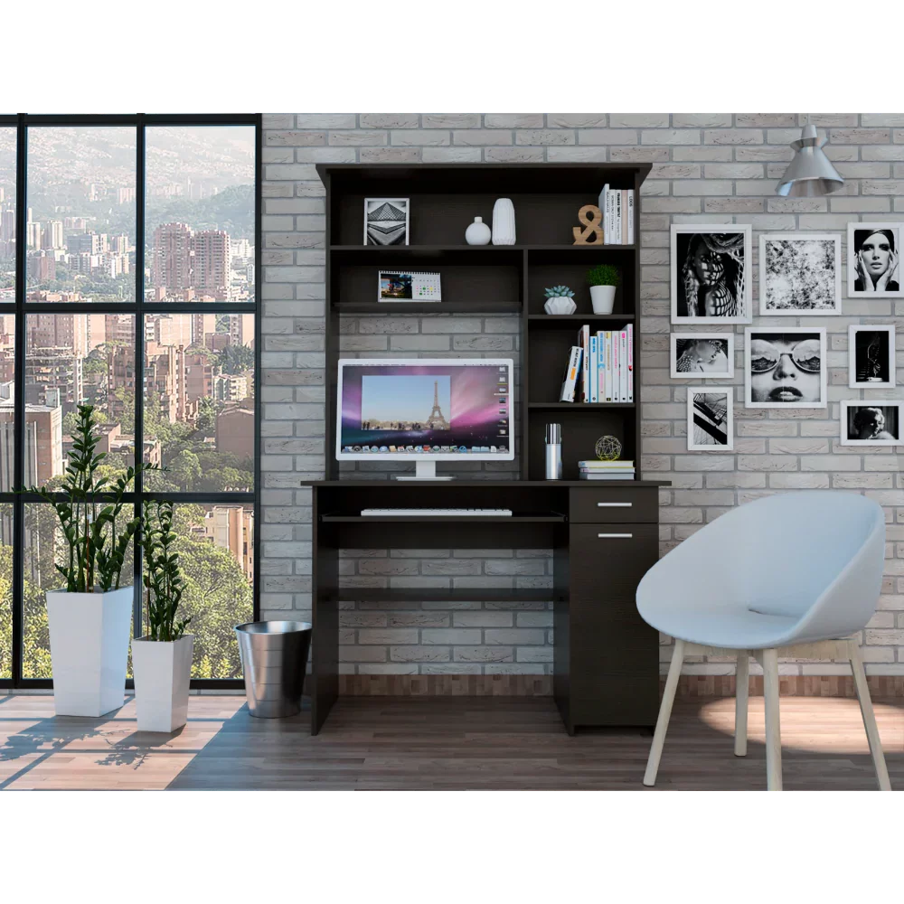 Modern Black Wengue Desk F823