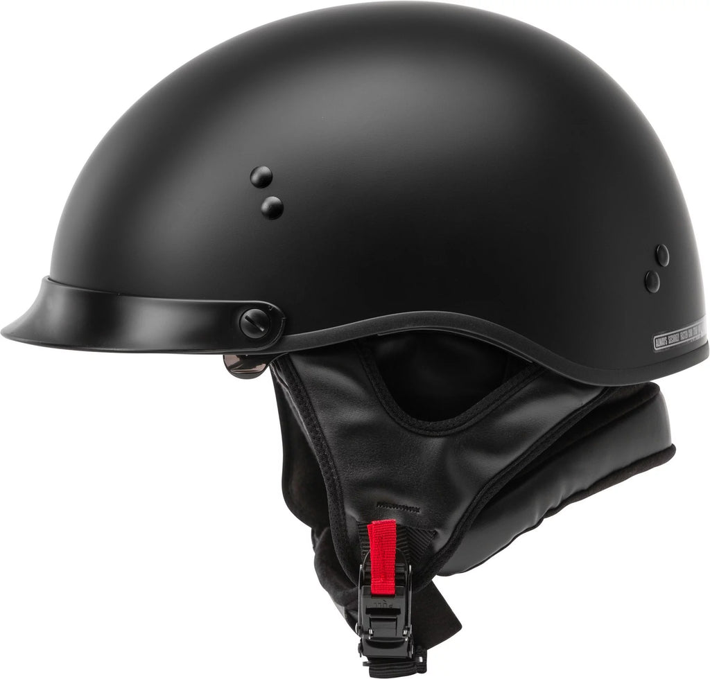 Half Helmet Matte Black T385