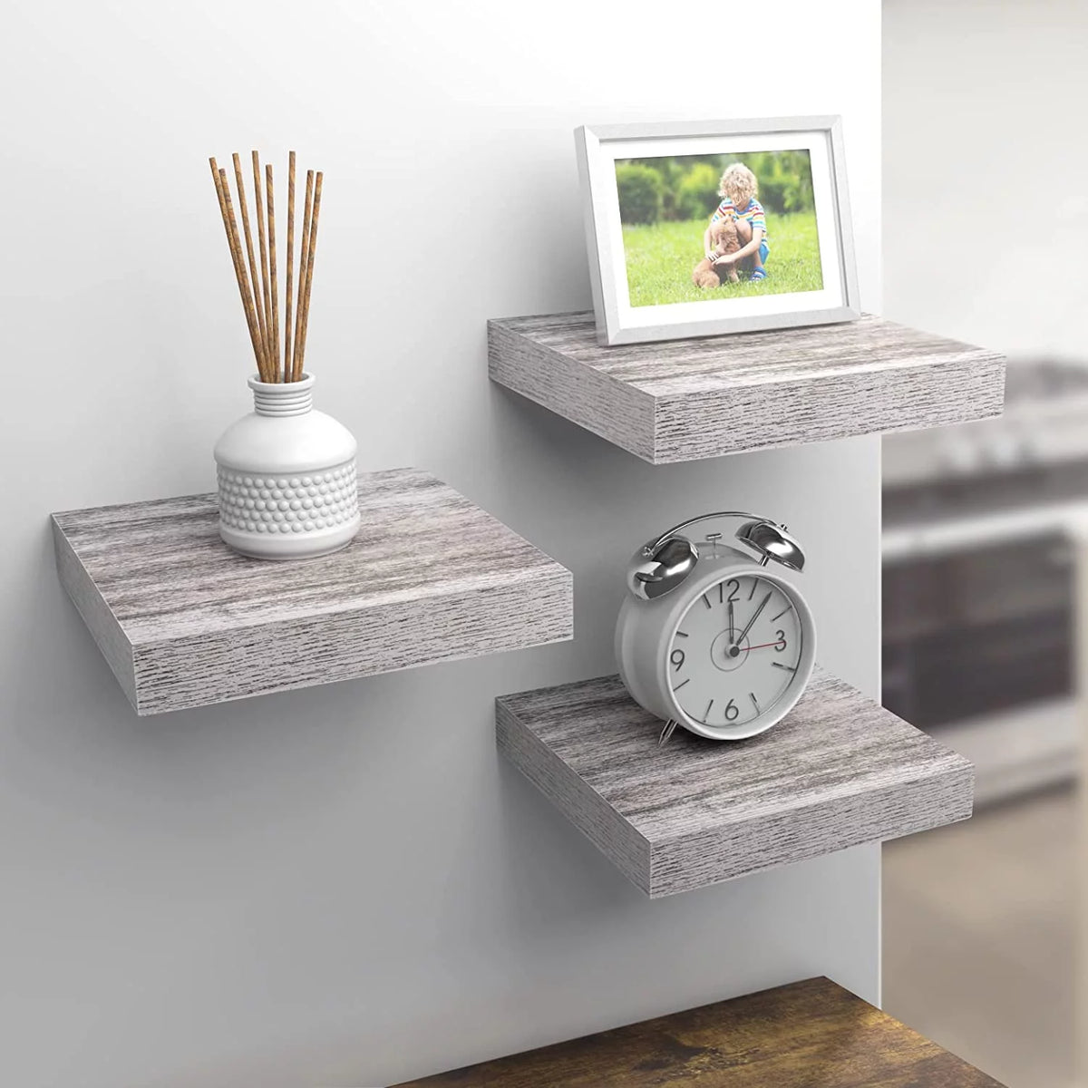 White Floating Shelves 3 Pack K225