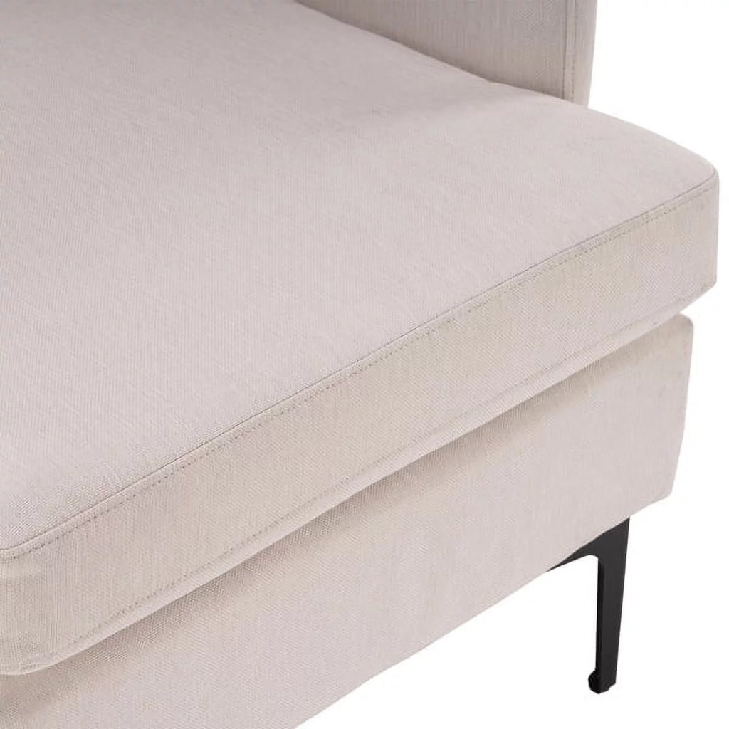 Beige Lounge Accent Chair F71189