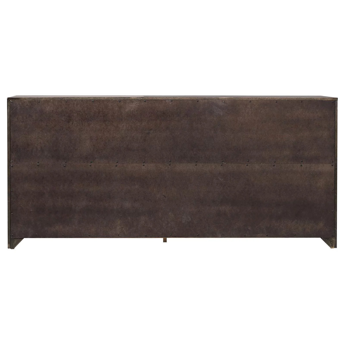 Black and Walnut 4-drawer Dresser L3131