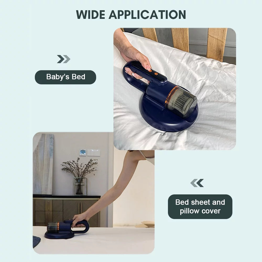 Mattress Vacuum Cleaner with HEPA Filtration and 5000PA Suction A947119