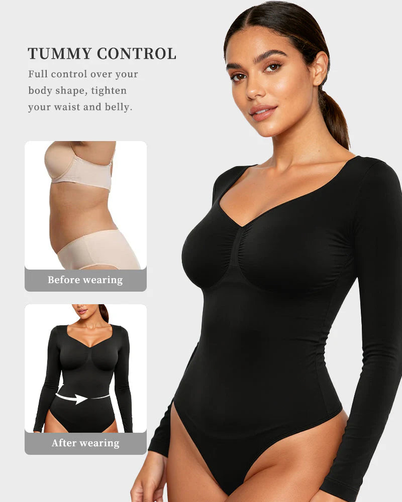 Long Sleeve Shaping Bodysuit K80562