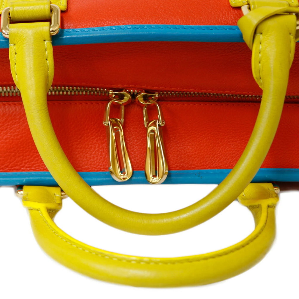 Pre-Owned Multicolor Leather Handbag O9517