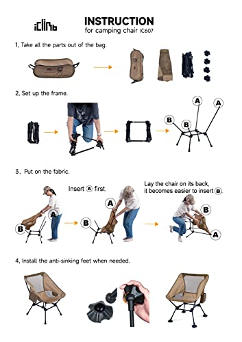 Ultralight Compact Camping Folding Beach Chair P692473