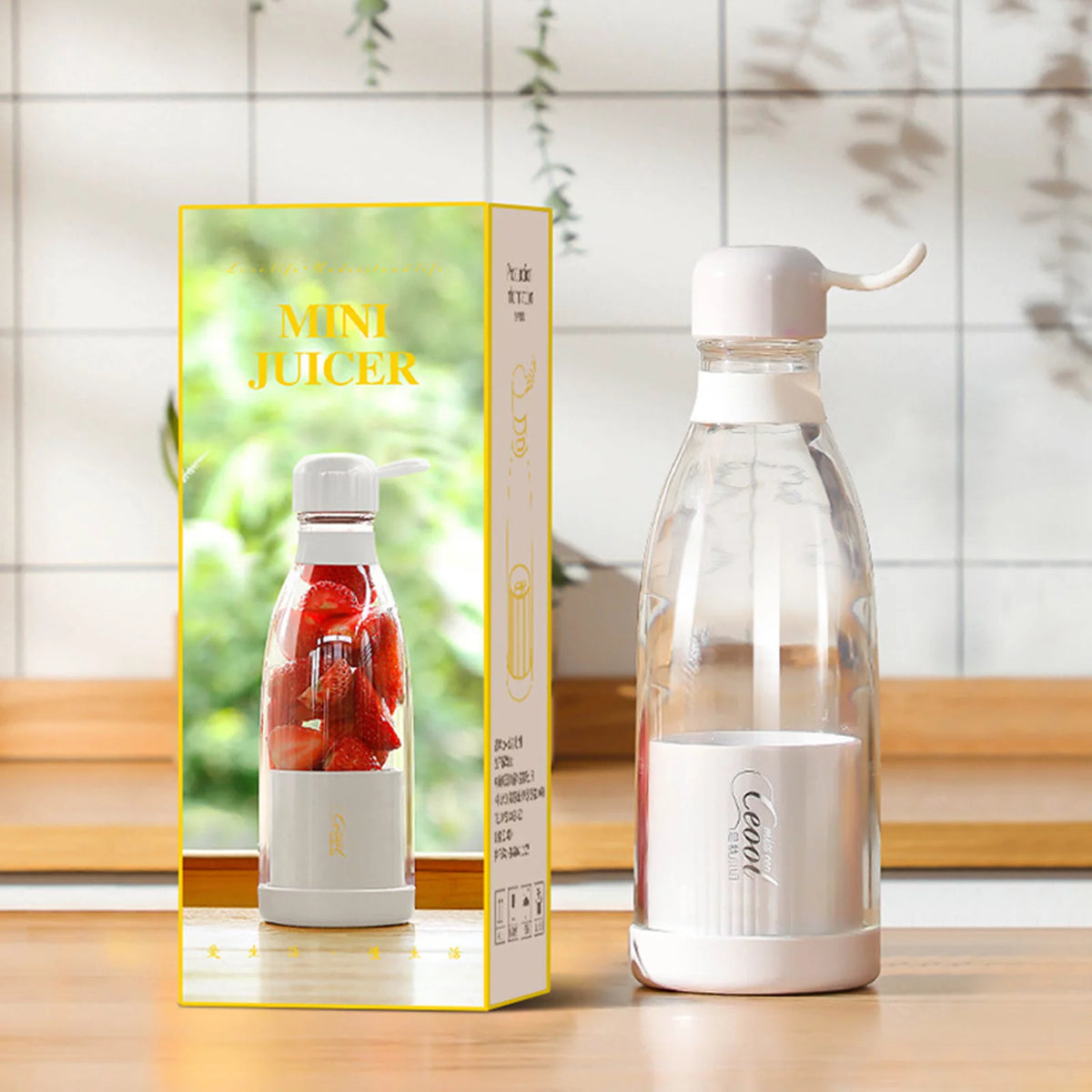 300mL Portable Electric Juicer Cup USB Blender S62935