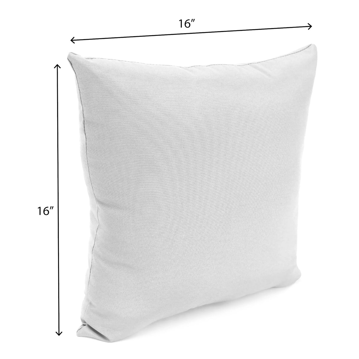 Lapis Blue Floral Square Outdoor Throw Pillow 2 Pack W56162