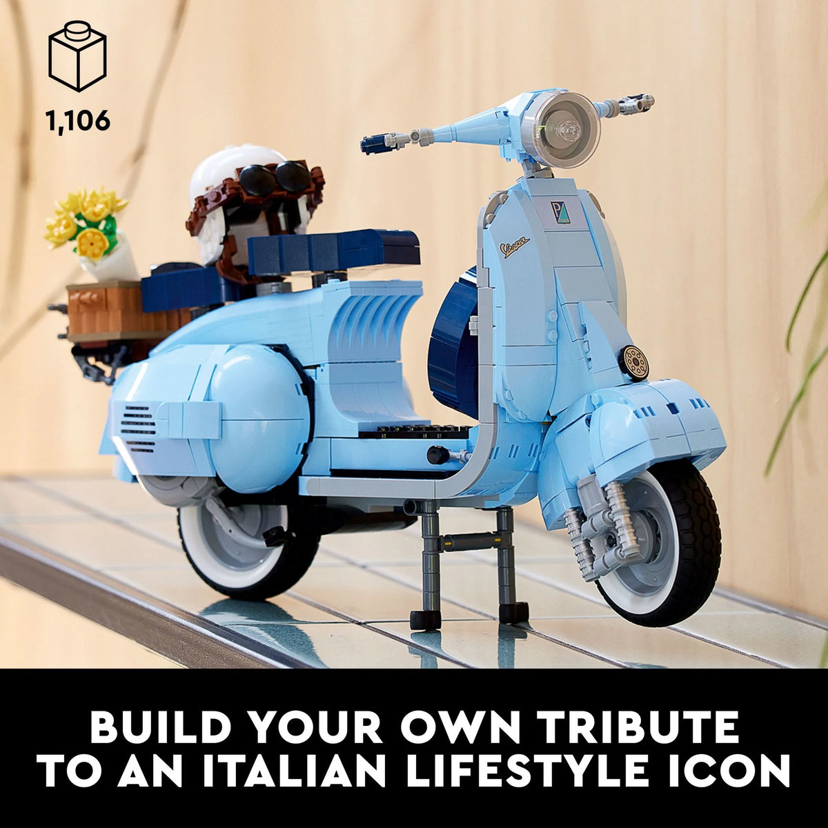 Vespa 125 Scooter Model Building Kit Q3203