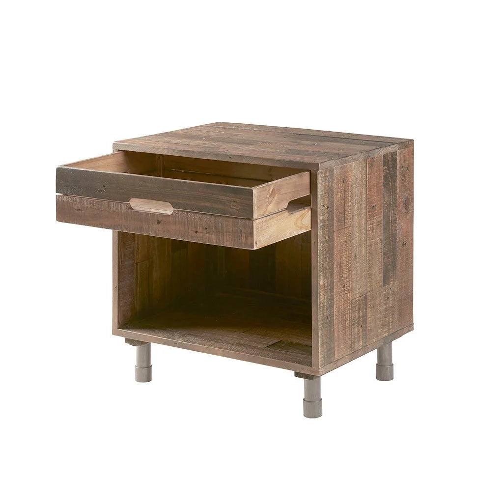 Solid Wood Nightstand Y47226