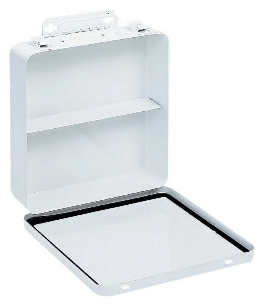 White Metal 24 Unit First Aid Kit Box U6748