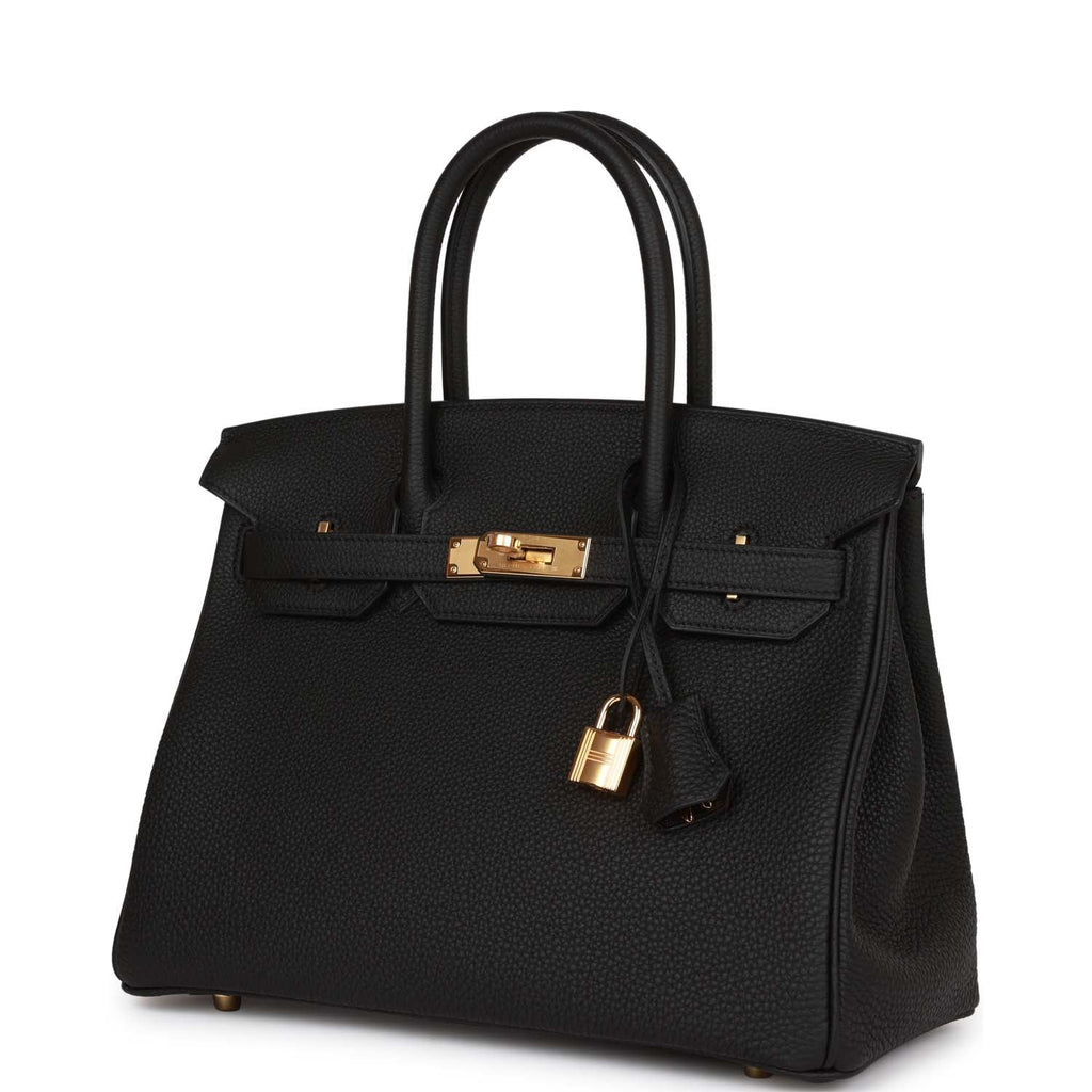 Black Leather Handbag H5279