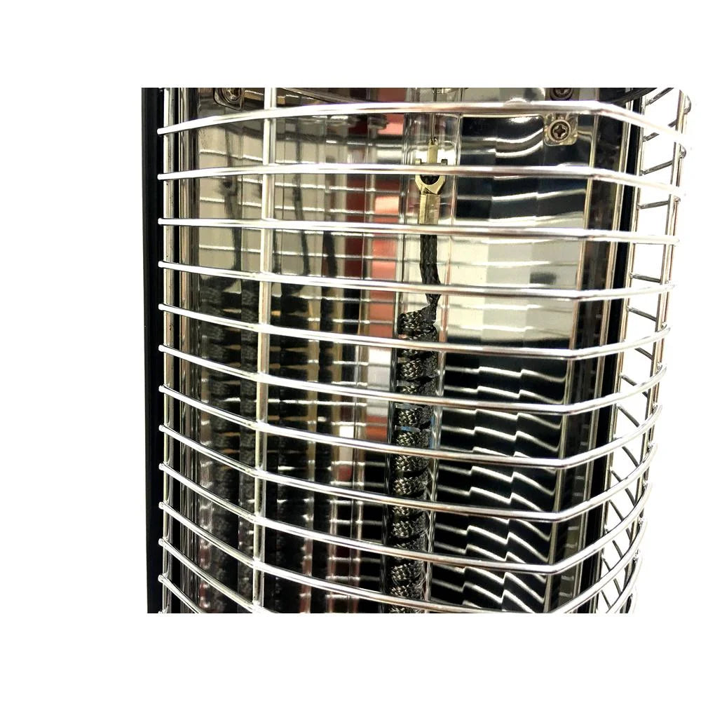 Black 1200W Oscillating Infrared Electric Outdoor Heater X958386