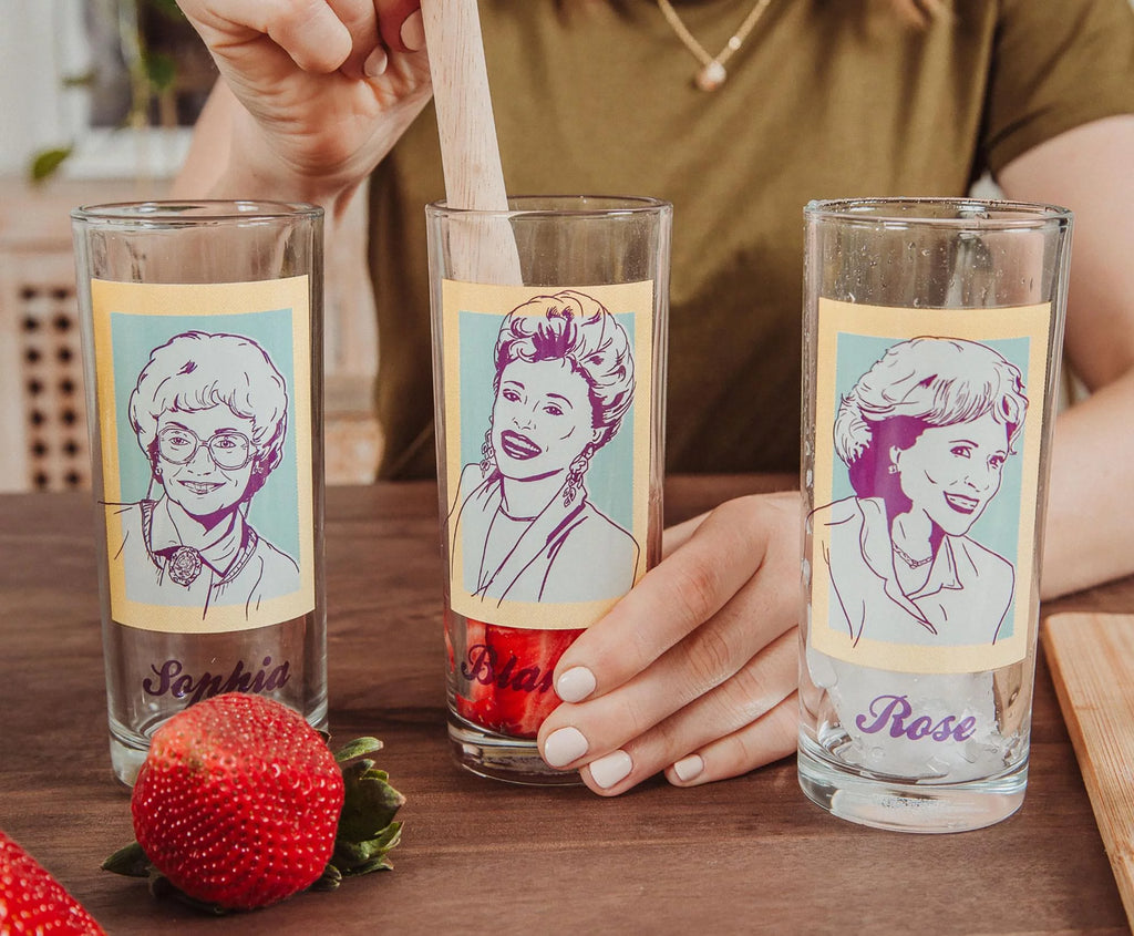 4 Piece 10-Ounce Glass Tumbler Set O778