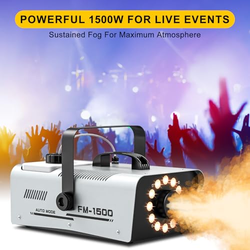1500W 20000CFM Fog Machine with LED Lights K24766