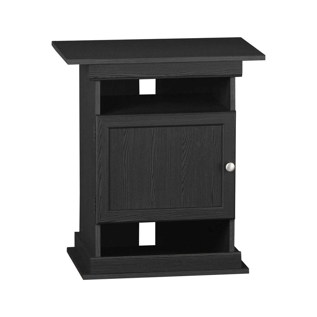 Black Aquarium Stand with Storage Y175