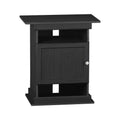 Black Aquarium Stand with Storage Y175