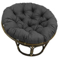 Solid Outdoor Spun Polyester Papasan Cushion K997