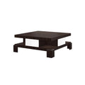 Two-tone Coffee Table Brown/White Matte F776