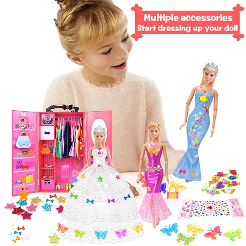 11.5-inch Fashion Doll and Wardrobe Playset R585166