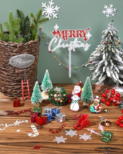 36 PCS Christmas Cake Decorations Kit W8595