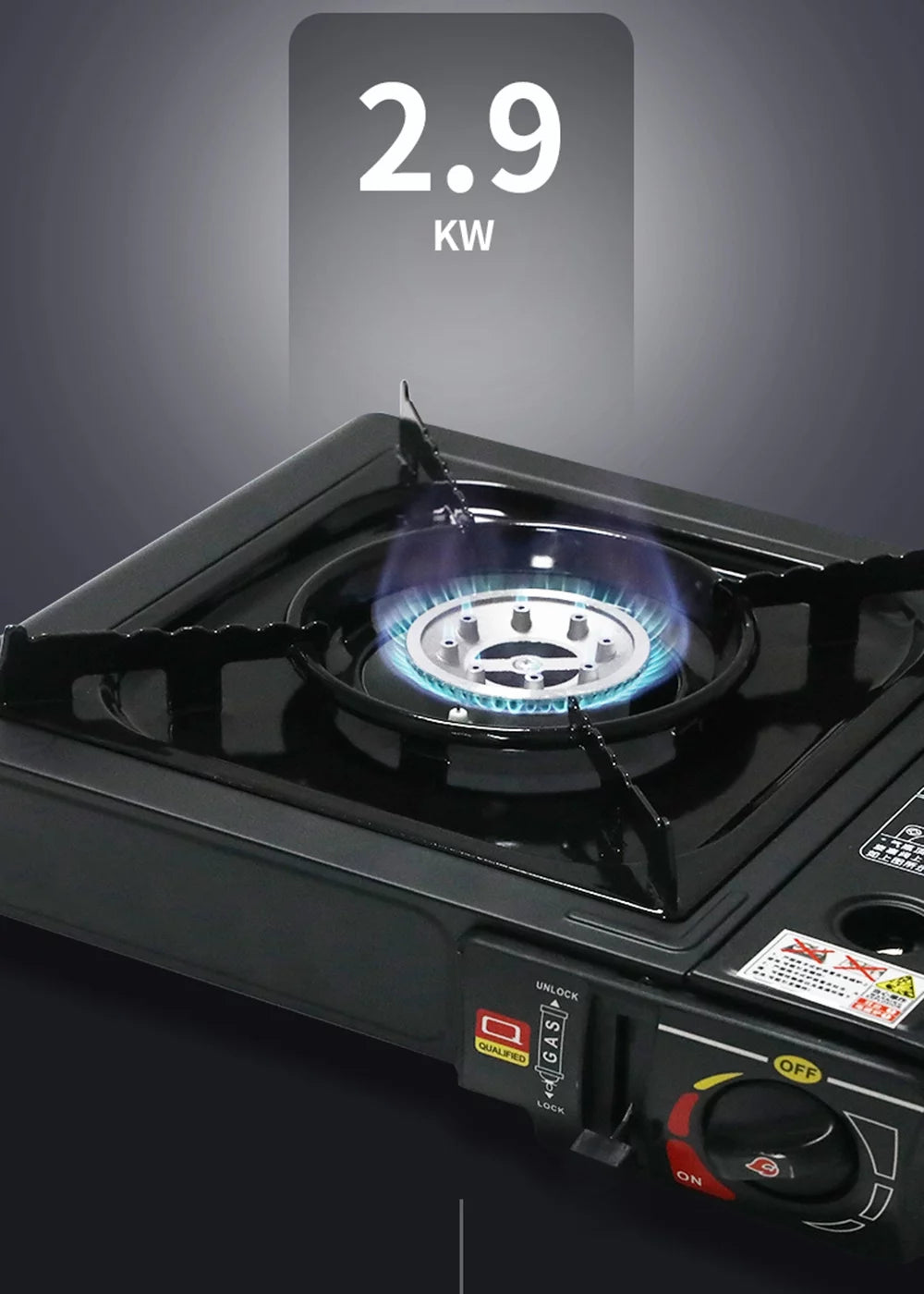 Butane Liquefied Gas Dual Purpose Camping Stove S437969