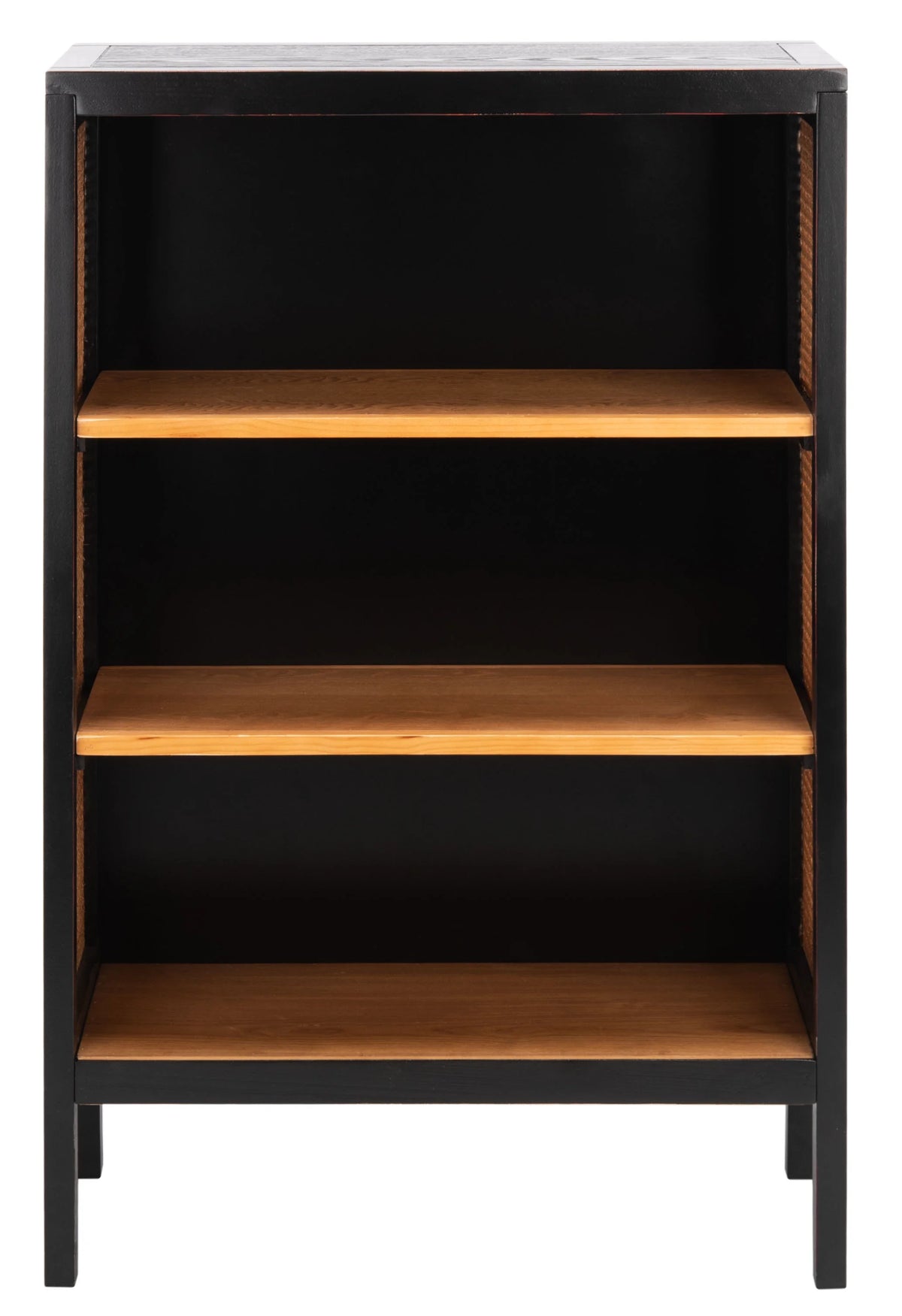 Black 3 Shelf Wood Etagere N70268